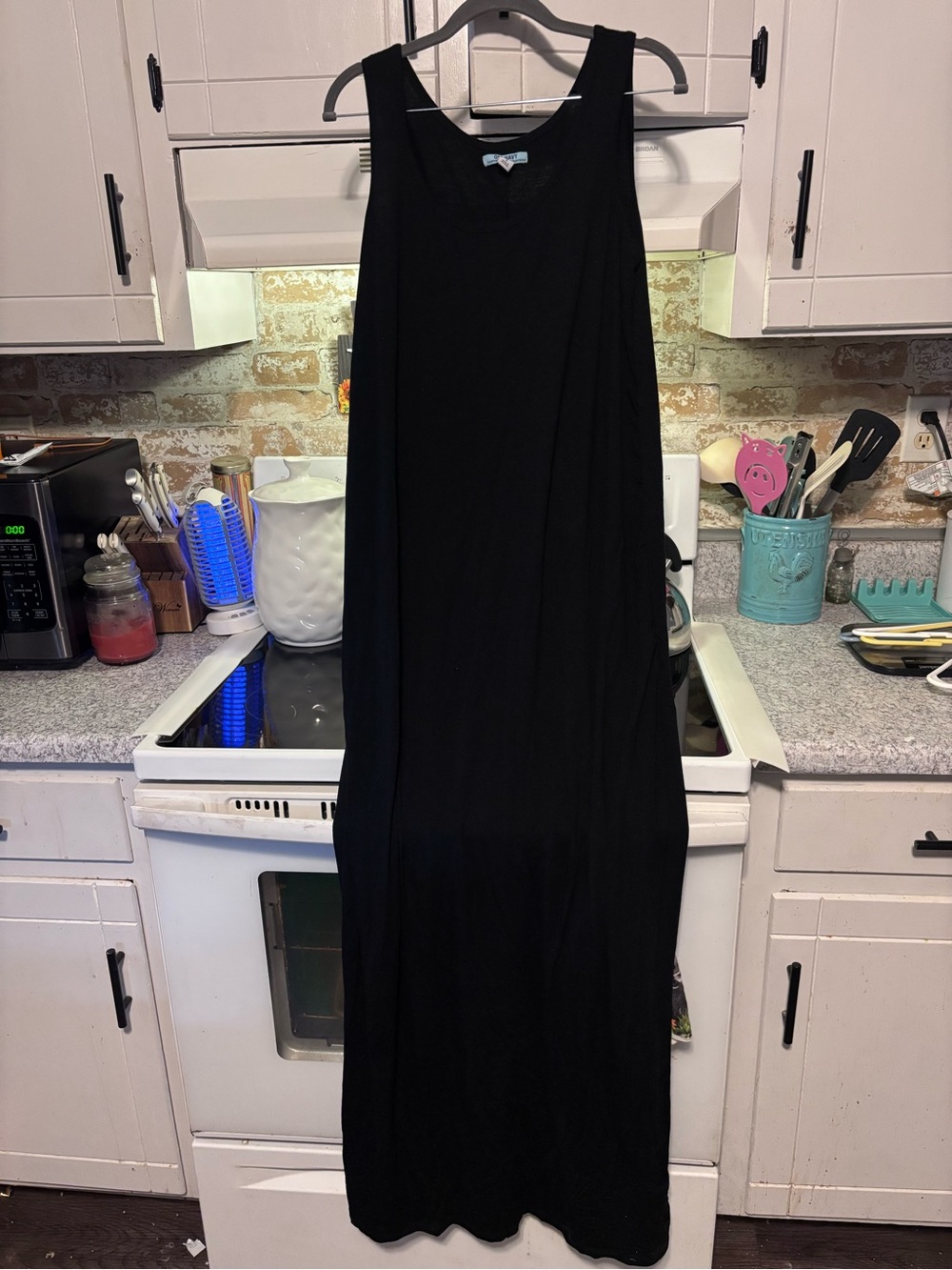 Old Navy Black Sleeveless Maxi Dress